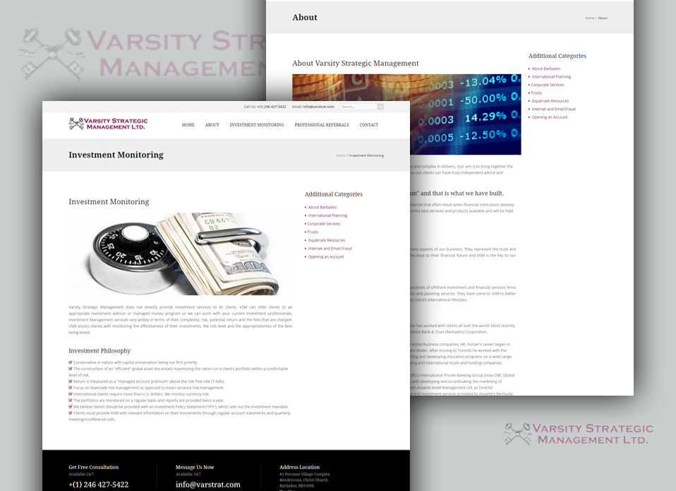 Boyce Suite Company Ltd.: Varsity Strategic Management Ltd. project - slide 1