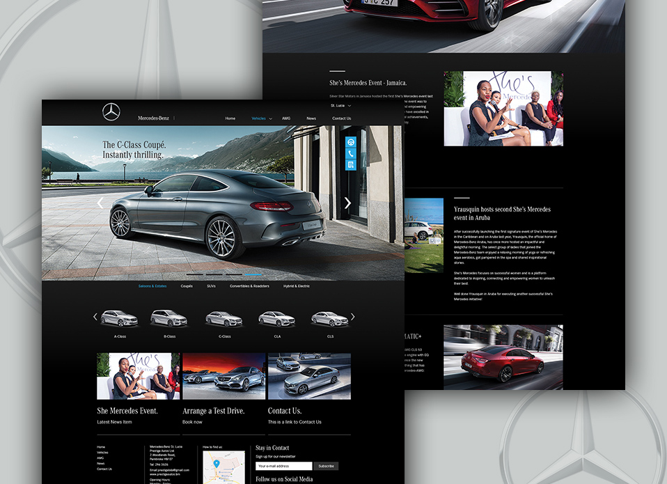 Boyce Suite Company Ltd.: Mercedes-Benz Caribbean project - slide 1